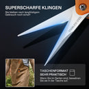 VIVOSUN 6.5 Inch Gardening Scissors Hand Pruner Pruning Shear with Straight Stainless Steel Blades Orange 1-Pack — 4