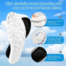 2026 New Steppers Insoles for Men & Women - 4D Cloud Comfort Memory Foam | Super Soft Shock Absorption, Anti-Fatigue & Breathable Design | Replacement Inserts for Work, Running (Black, Men's 8.5-9) — 2