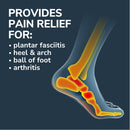 Dr. Scholl's Plantar Fasciitis Pain Patches with Hydrogel Flexible Technology, 8 Ct // Clinically Tested 12-Hour Daily Pain Relief - Contours to Your Foot - with Lidocaine & Menthol, 8 Treatments — 6