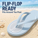 2 Pairs Transparent Self-Adhesive Silicone Gel Thong Sandal Forefoot Insoles Flip Flops Slippers Cushion Inserts Grip Pads Non Slip Pain Relief for Toe Posts Protectors for Women and Men — 4