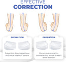 Heel Wedge Insoles for Supination & Pronation, Adjustable Gel Inserts - Clear — 3