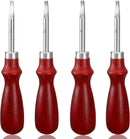 Mudder 4 Pcs Leather Beveler Edge Beveler Craft Set, 0.8/1 / 1.2/1.5 mm — 1