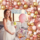 Amandir 150pcs Rose Gold Balloons Garland Arch Kit | Rose Gold Pink — 3
