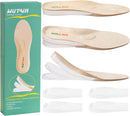 WUTAIN Full Length Adjustable Gel Shoe Lifts for Uneven Legs, 1 Pair Large — 1