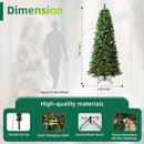 7.5ft Pre-Lit Slim Christmas Tree Douglas Fir — 2