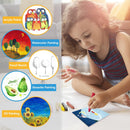 ESRICH Mini Canvases for Painting,4x4In Canvas in Bulk 24Pack, 2/5In Profile Small Square Canvas, Blank Canvases are Great for School Projects and Kids Birthday Parties, Home Decor Project. | 4x4in-24 Packs — 4