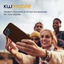 kwmobile Case Compatible with Apple iPhone 16 Pro Max Case - TPU Silicone Phone Cover with Soft Finish - Chocolate — 7