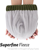 FURTALK Winter Hats for Women Fleece Lined Beanie Knit Chunky Womens Snow Cap - Green — 3