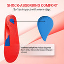 Vasyli Custom Full Length Insoles, Arch Support Shoe Inserts, L, Red — 3