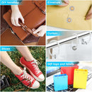 643Pcs Grommet Tool Kit 12mm 1/2 Inch(Inside Hole Size) Eyelet Kit with 320Pcs Eyelets Grommets, 320Pcs Washers and Grommet Eyelet Pliers for Leather/Belt/Shoes/Crafts | 643pcs 1/2 Inch (Inside Diameter) Silver — 6