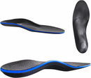 High Arch Support Comfort Orthotics Relieve Foot Pain Inserts - Black — 1
