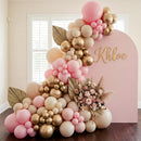 RUBFAC Pink Balloons 135pcs Light Pastel Pink Balloon Different Sizes 18 12 10 5 Inch for Garland Arch Birthday Party Baby Shower Gender Reveal Wedding Anniversary Easter Decoration — 6