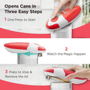 Kitchen Mama Auto Electric Can Opener, Battery Operated, Red — 2