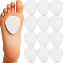 Metatarsal Foot Pads for Pain Relief, Ball of Foot Cushions for Women and Men, Felt Metatarsal Pads for Forefoot and Sole Support, Metatarsalgia, Mortons Neuroma (12 Pack, 1/4" Thick) 7
