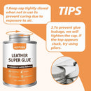 Leather Glue 120ML/4OZ,Leather Repair Cement with Brush,Professional Leather Adhesive for Repairing Leather… — 7