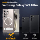 SPIDERCASE for Samsung Galaxy S24 Ultra Case,Built-in Stand,Clear — 2