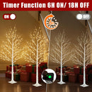 PABIPABI Birch Tree with LED Lights, 6ft Lighted Christmas Trees Outdoor — 4