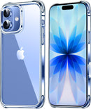 Mkeke Compatible with iPhone 17 Case Clear [Not-Yellowing] [Military-Grade Drop Protection] Shockproof Protective Phone Bumper 6.3 inch — 1