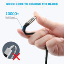 2Pack 4FT Multi Charging Cable ，USB C Splitter Cable，4 in 1 Fast Charging QC3.0 Nylon Braided Charging Cord with 4 Type-C Cable, for iPhone 17/16/15 Pro Max/Android and Tablets (USB C Splitter Cable) 4