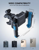 Lamicall Motorcycle Bike Phone Mount, 1s Quick Release Bike Phone Holder | Blue — 5