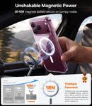 TORRAS Stronger Magnetic Shockproof for iPhone 18 Pro Case, Clear photo 3
