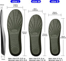 Shoe Insoles, Memory Foam Insoles, Providing Excellent Shock Absorption and Cushioning for Feet Relief, Comfortable Insoles for Men and Women for Everyday Use, M（US M: 6.5-9/W: 7.5-10） - Black — 1