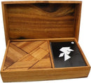 Logic Tangram Set with Play Cards Wooden Puzzle Game — 1