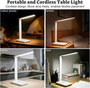 LED Portable Bright Rechargeable Desk Lamp, 4000mah Dimmable Touch Battery Operated Eye-friendly Desk Light With… — 5