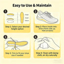 3Pairs Height Increase Insoles - Invisible Heel Lift Inserts for Men & Women, Shock Absorption Elevator Shoe Pads with Arch Support, Boost Height 1.5/2.5/3.5cm for Sneakers Boots Shoes — 8