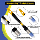 Trim Paint Brush, 0.7 Inch, 3 Pack, Small Round Paint Brushes | 0.7 Inch Round, 3 Pack — 2