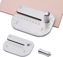 TLKKUE Leather Stitching Punch Aid Plate Leather Working Tools | 1 Size — 1