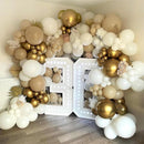 110pcs White Balloon Arch Kit with 18 12 10 5 inch Balloons — 4