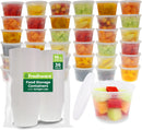 Freshware Food Storage Containers [36 Set] 16 oz Plastic Deli Containers with…
