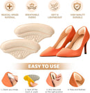 6 Pairs 4D Heel Pads for Shoes Too Big for Women Men, Heel Grips Cushions for Pain Relief, Inserts Prevent Loose Shoes Slip Blisters Scar, Heel Protectors for Friction (6, Multicolor, Fabic) — 7