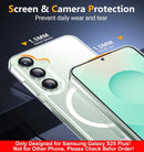 SPIDERCASE for Samsung Galaxy S25 Plus Case, Built-in Stand, Clear — 7