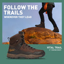 Danner Vital Trail 5" Waterproof Hiking Boots for Men - Coffee Brown — 2