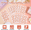 84 Pcs Callus Cushions for Bottom of Feet Self Adhesive Donut Corn Remover Pads Corn Patches for Foot Toes Blister Bunion Wart Pain Relief Prevention Pads,Skin Color — 7