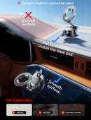 LISEN for MagSafe Car Mount [3800gf Strong Magnet&90+LBS Suction] 360° Adjustable Vacuum Magnetic Phone Holders for Your Car, for iPhone 18 Pro Max 17 16 15 14 13 12 Plus Air for Shower All Smartphone | Carbon Fibre photo 6