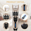 Gooad Dog Clippers Grooming Kit and Paw Trimmer for Heavy Thick Hair&Coats