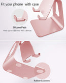 CreaDream Aluminum Cell Phone Stand, Adjustable Phone Holder for Desk photo 5