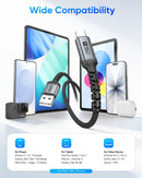 SUNGUY USB to USB C Cable, 3Pack [3.3FT+3.3FT+6.6FT] 3A Fast Charging Extra Durable USB A to C Cable for Car Android Auto/Carplay, Compatible with i-Phone 17 16 15 Series, Samsung, Moto, TypeC Devices 8