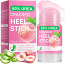 Urea Cream 60% Plus Salicylic Acid 2% Intensive Foot Repair Balm Stick for Dry Cracked/Chapped Heel/Hands Intensively Moisturization, Callus Removal/Softening/Soothing-Peach Scent|1.41 Oz/40 G — 1