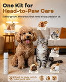 Veeconn 4 in 1 Dog Clippers Grooming Kit with Paw Hair Trimmer for Cat Pet — 2