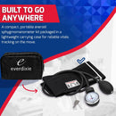 Dixie EMS Deluxe Aneroid Sphygmomanometer Blood Pressure Set W/Adult Cuff, Carrying Case and Calibration Tool - Black — 5