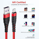 CyvenSmart (2 Pack) Long iPhone Charger 10ft for [MFi Certified], 10 Foot Lightning Cable Fast Charging Cord 10 Feet for iPhone 14/13/12/11/11 Pro/11 Pro Max/XS/XS Max/XR/X/8/8 Plus/7/7 Plus/6 Plus 6