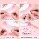 UFU Charm Bracelet Making Kit, 120Pcs DIY Jewelry Making Kit Arts & Crafts Gift for Girls 5 6 7 8-12, A Sweet… — 4