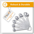 TILUCK Stainless Steel Measuring Cups & Spoons Set, Cups and Spoons — 4