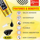 ALECPEA Upgrade T-7000 Black Adhesive Glue - 2PCS 15ml — 2