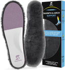 Women’ s Sheepskin Insoles, 17mm Thick Wool, Shoe Inserts for Work Boots, Sneakers, Winter Warm Wool Shoe Insoles for Pain Relief, Soft Replacement Shoe Pads (US W6-6.5, 1 Pair) — 1