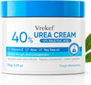 Urea Cream 40 Percent with 2% Salicylic Acid, Urea Cream 40 Percent for Feet Maximum Strength, Foot & Hand Cream for Dry Cracked Heels, Callus Softener for Rough Thick Skin, 5.29 oz - 1P — 1